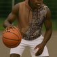 Afro Leopard Mix Native Tribal Pattern Sleeveless Zip Hoodie - African Pride