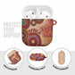 Africa Tribal Traditional Pattern AirPods Case Beige Motif