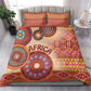 Afro Tribal Traditional Pattern Bedding Set Beige Motif
