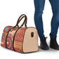 Africa Tribal Traditional Pattern Travel Bag Beige Motif