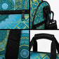 Africa Tribal Traditional Pattern Duffle Bag Blue Motif
