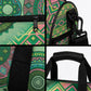 Africa Tribal Traditional Pattern Duffle Bag Green Motif