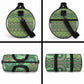 Africa Tribal Traditional Pattern Duffle Bag Green Motif