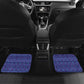 Afro Tribal Traditional Pattern Car Mats Purple Motif