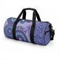 Africa Tribal Traditional Pattern Duffle Bag Purple Motif