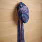 Africa Tribal Traditional Pattern Easy Headwrap Purple Motif