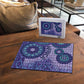 Africa Tribal Traditional Pattern Puzzle Purple Motif