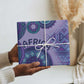 Africa Tribal Traditional Pattern Wrapping Paper Purple Motif - African Pride