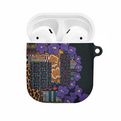Africa Violets Flowers AirPods Case Mix Native Tribal Pattern