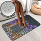 Africa Violets Flowers Bathroom Set Mix Native Tribal Pattern