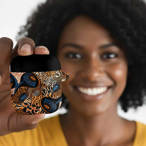 African Ankara Motifs Mixed Animal Skins AirPods Case