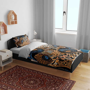 African Ankara Motifs Mixed Animal Skins Bedding Set