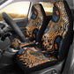 African Ankara Motifs Mixed Animal Skins Car Seat Cover
