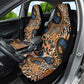 African Ankara Motifs Mixed Animal Skins Car Seat Cover