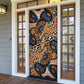 African Ankara Motifs Mixed Animal Skins Door Cover