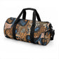 African Ankara Motifs Mixed Animal Skins Duffle Bag
