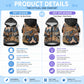 African Ankara Motifs Mixed Animal Skins Pet Hoodie