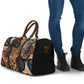 African Ankara Motifs Mixed Animal Skins Travel Bag