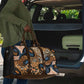 African Ankara Motifs Mixed Animal Skins Travel Bag