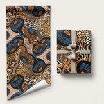 African Ankara Motifs Mixed Animal Skins Wrapping Paper - African Pride