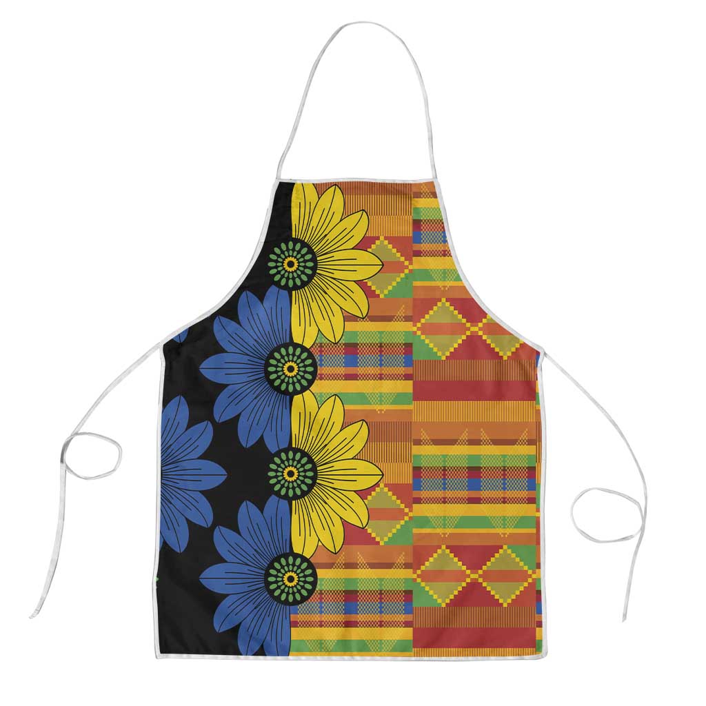 African Ethnic Kitenge Ankara Style Apron