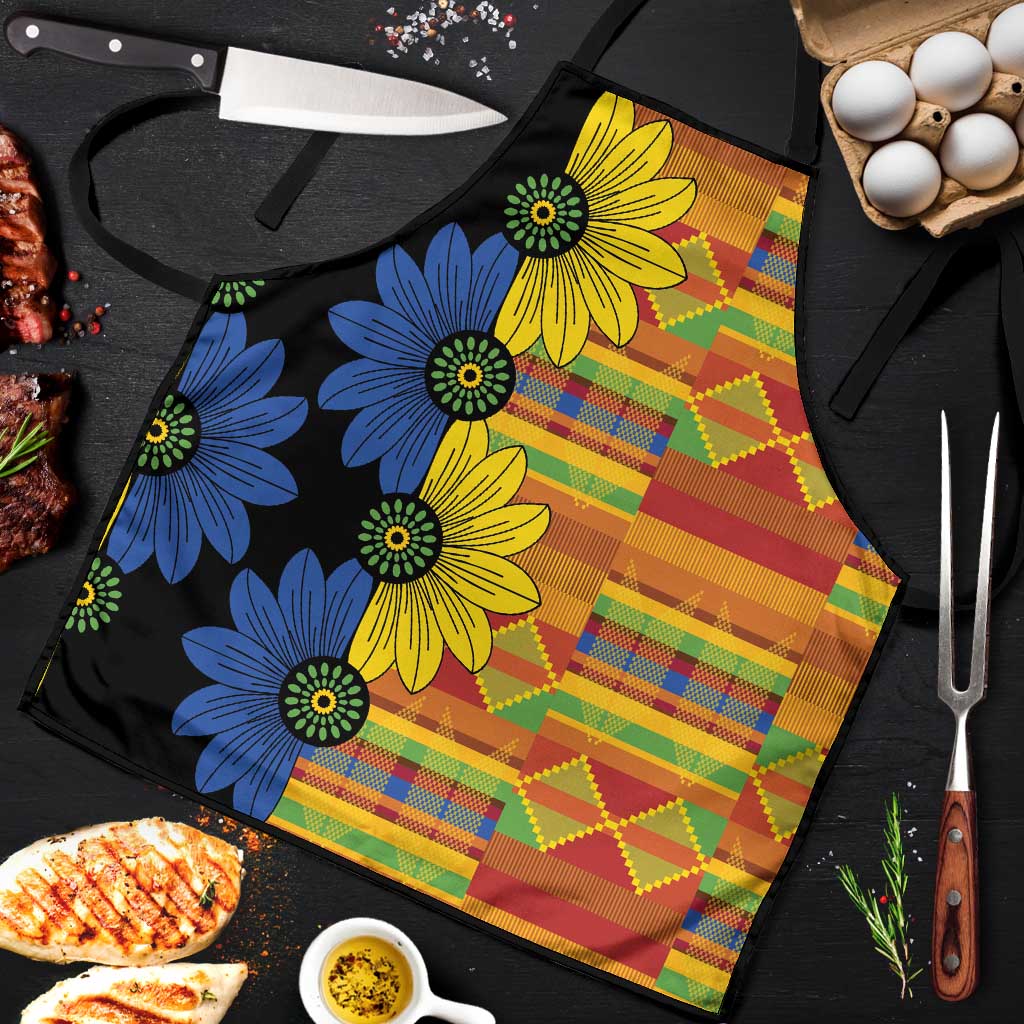 African Ethnic Kitenge Ankara Style Apron