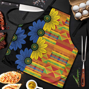 African Ethnic Kitenge Ankara Style Apron