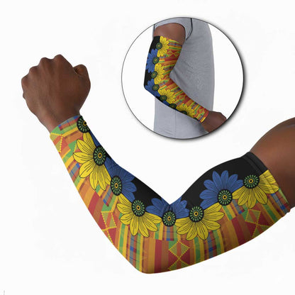 African Ethnic Kitenge Ankara Style Arm Sleeves