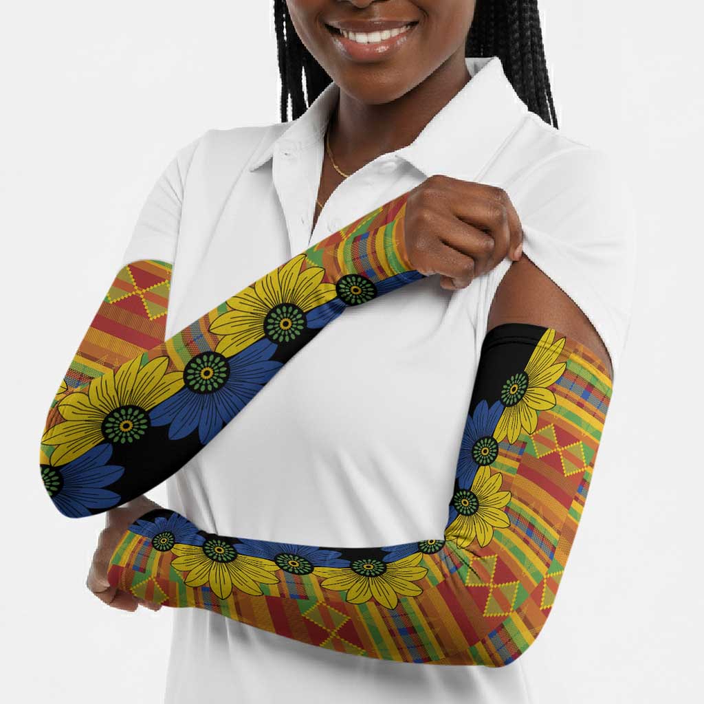 African Ethnic Kitenge Ankara Style Arm Sleeves