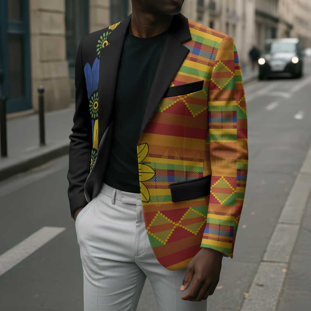 African Ethnic Kitenge Ankara Style Blazer