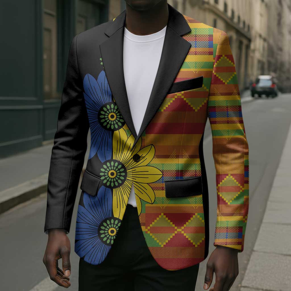 African Ethnic Kitenge Ankara Style Blazer