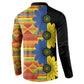 African Ethnic Kitenge Ankara Style Button Sweatshirt