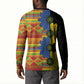 African Ethnic Kitenge Ankara Style Button Sweatshirt