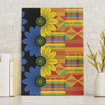 African Ethnic Kitenge Ankara Style Canvas Wall Art