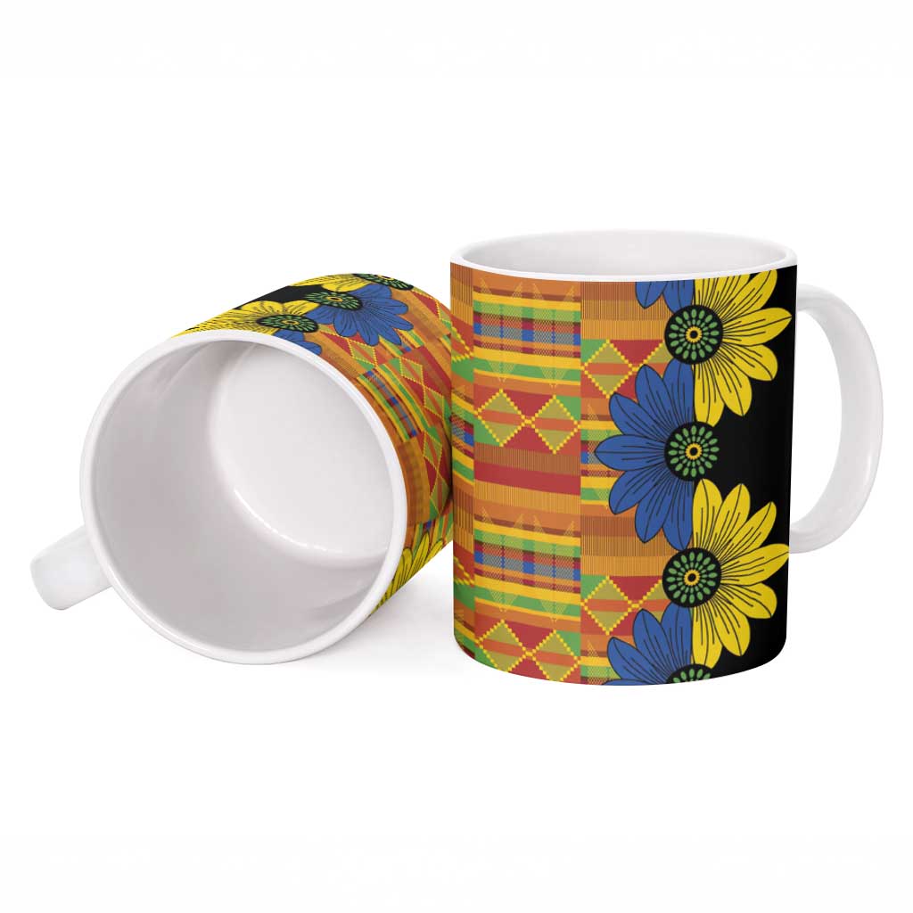 African Ethnic Kitenge Ankara Style Ceramic Mug