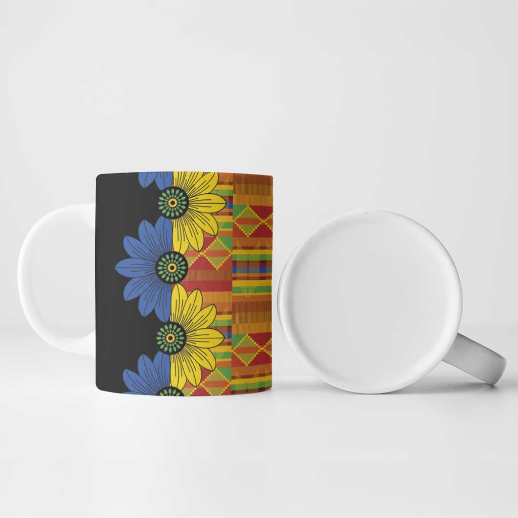 African Ethnic Kitenge Ankara Style Ceramic Mug