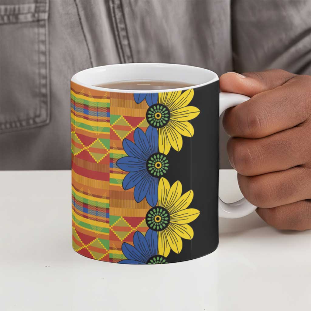 African Ethnic Kitenge Ankara Style Ceramic Mug