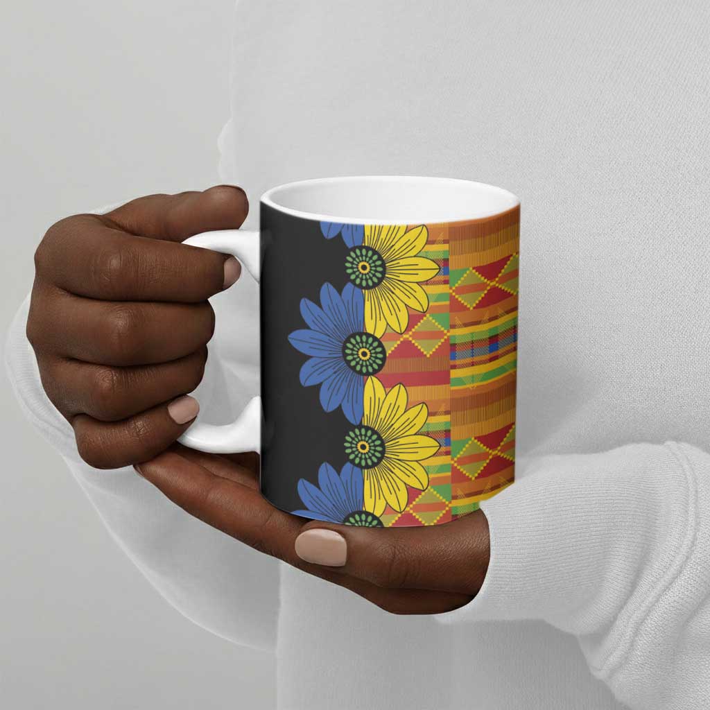 African Ethnic Kitenge Ankara Style Ceramic Mug