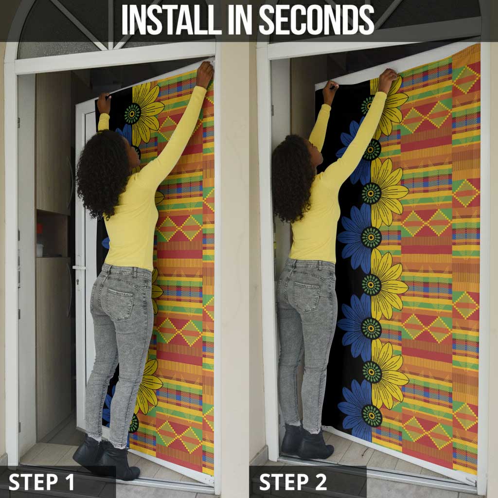 African Ethnic Kitenge Ankara Style Door Cover