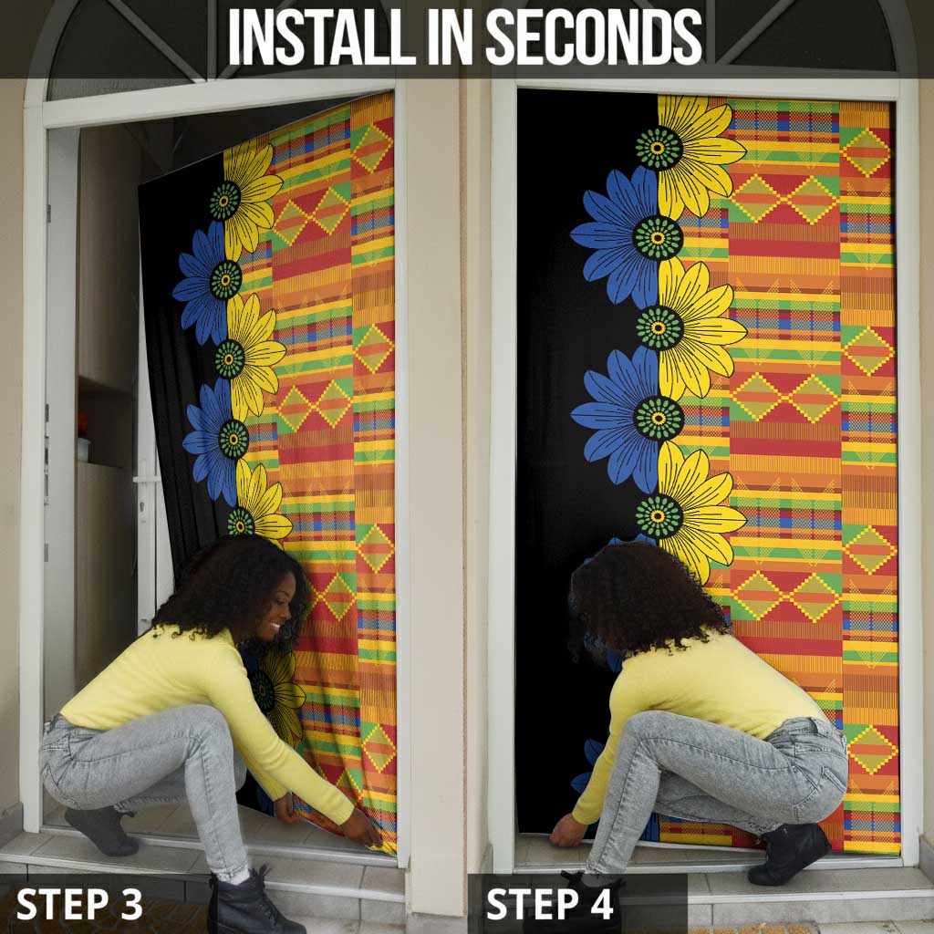 African Ethnic Kitenge Ankara Style Door Cover