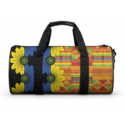 African Ethnic Kitenge Ankara Style Duffle Bag