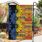 African Ethnic Kitenge Ankara Style Garden Flag