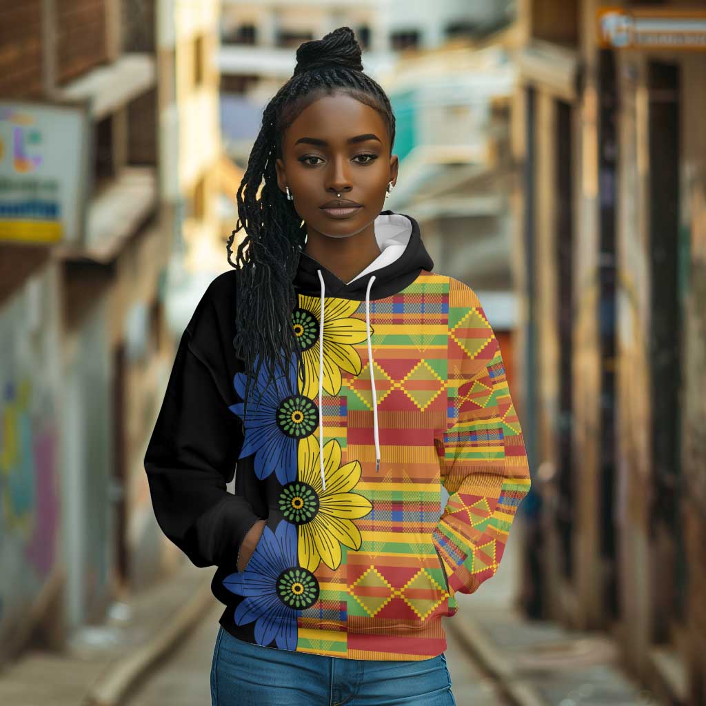 African Ethnic Kitenge Ankara Style Hoodie