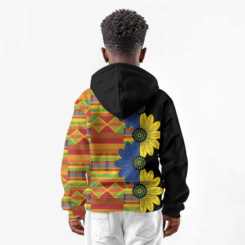 African Ethnic Kitenge Ankara Style Kid Hoodie