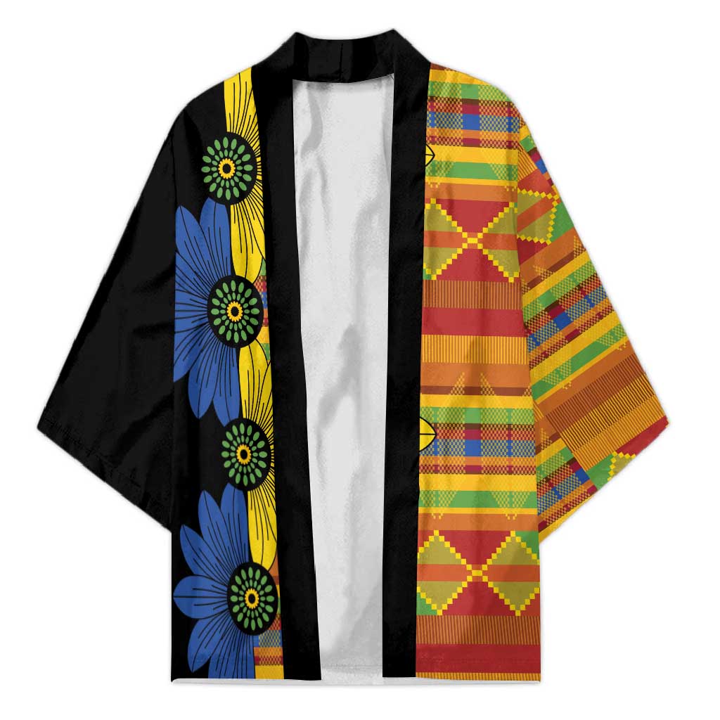 African Ethnic Kitenge Ankara Style Kimono