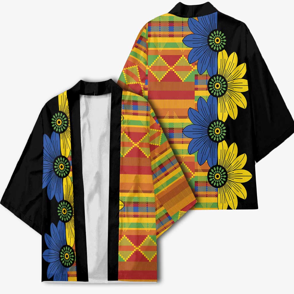 African Ethnic Kitenge Ankara Style Kimono