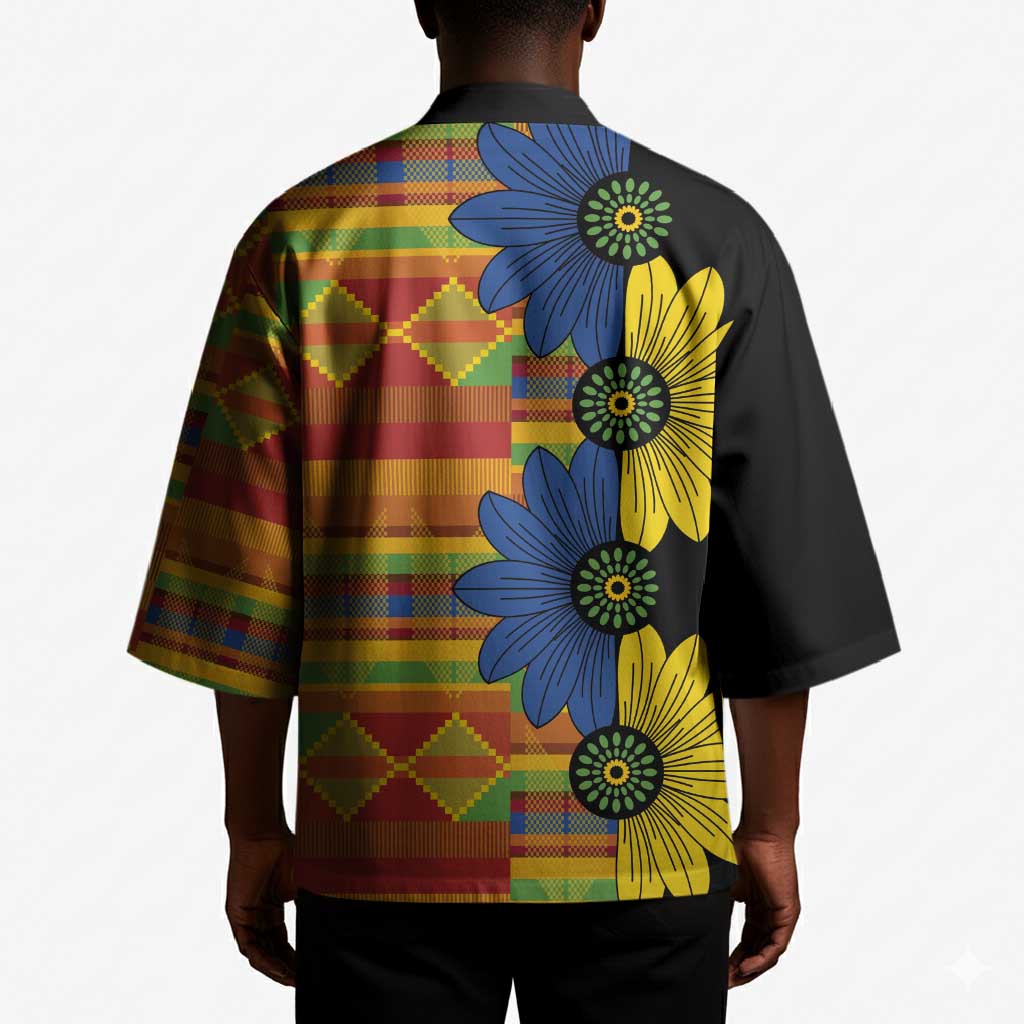 African Ethnic Kitenge Ankara Style Kimono