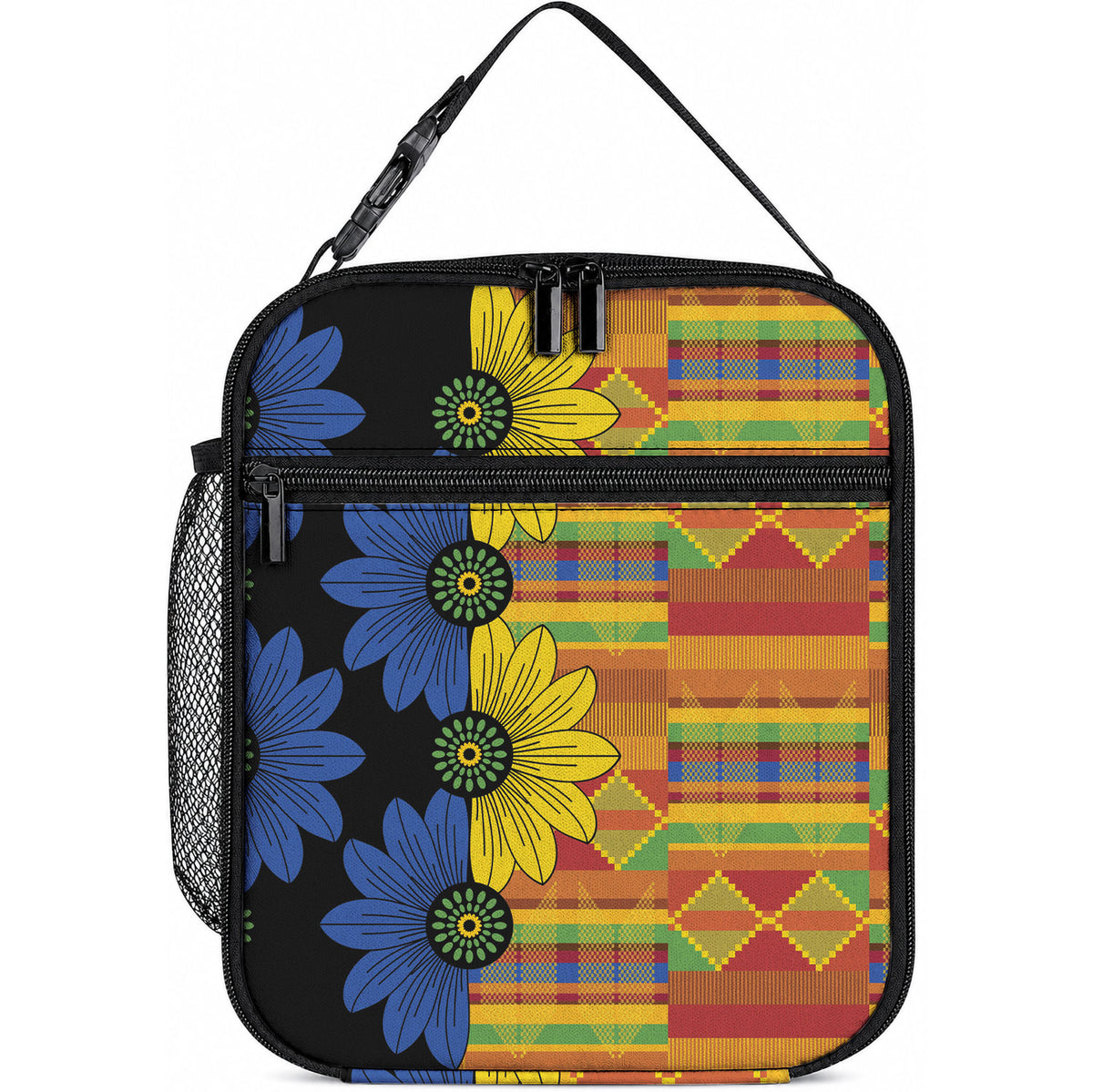 African Ethnic Kitenge Ankara Style Lunch Bag