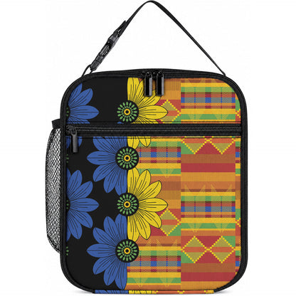 African Ethnic Kitenge Ankara Style Lunch Bag