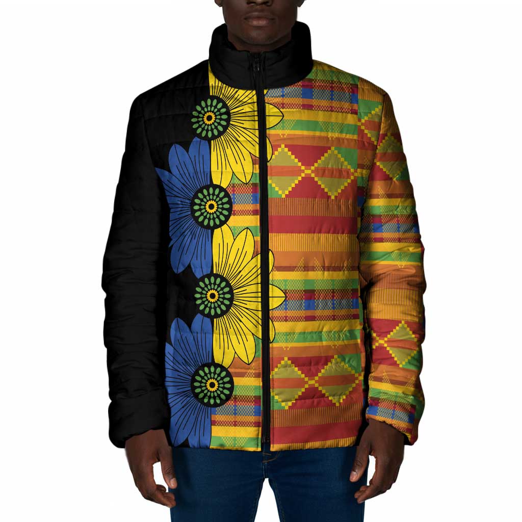 African Ethnic Kitenge Ankara Style Padded Jacket